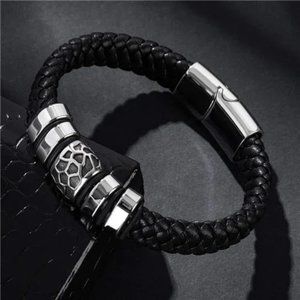 NEW MEN’S BRACELET with Stainless Steel Magnetic Clasp